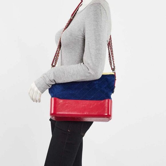 Chanel Multicolor Quilted Suede and Leather Medium Gabrielle Hobo Bag - Picture 2 of 12